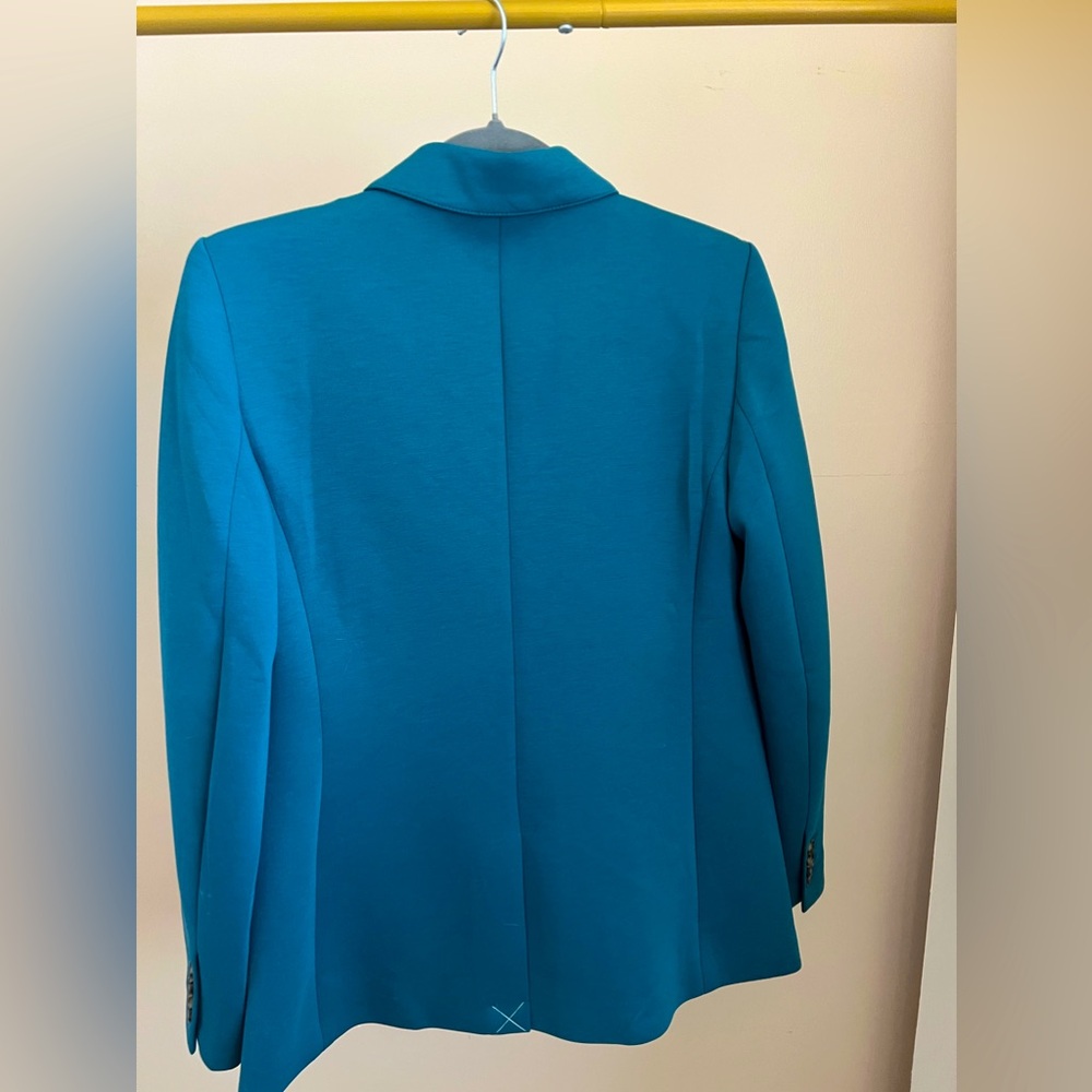 Ann Taylor Teal Blazer, Size 4.